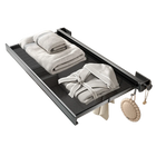 Tendedero retráctil invisible plegable para ropa, sin taladros, bolsa de secado para interior y exterior - ABLI