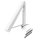 Tendedero Retráctil Oculto Plegable - Colgador de Pared Sin Perforaciones - Artefacto para Secar Ropa en Balcón, Baño y Dormitorio