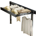 Tendedero Retráctil y Plegable de Acero Inoxidable para Balcón – Montaje en Pared, Red Multifuncional para Calcetines y Hogar