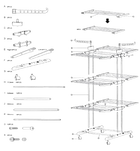 Tendedero Vertical Plegable de Alta Capacidad - Acero Inoxidable, 4 Niveles, Alas Extensibles