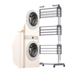 Torre de Ropa Plegable de 3 Niveles Oak & Tea XL Compacta