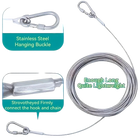 Tendedero de Ropa Plegable de Acero Inoxidable, 2mm de Grosor, Resistente y Anticorrosivo, para Interior/Exterior