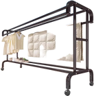 Tendedero de Ropa Plegable de Pie para Balcón - Secador de Edredones y Ropa Interior