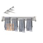 Tendedero de Ropa Retráctil Plegable de Acero Inoxidable para Interior