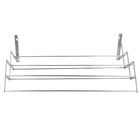Cofan - Tendedero de Pared Extensible de Aluminio, Plegable con 6 Barras, 80 x 45.5 cm