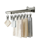 Colgador de Calcetines de Pared Plegable con 14 Pinzas - Tendedero de Ropa