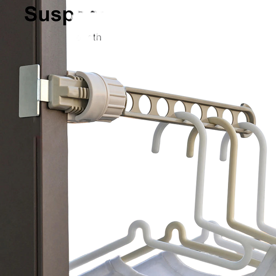 Colgador de Ropa de Pared Plegable - Ahorro de Espacio y Fácil Instalación