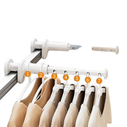 Colgador de Ropa para Ventana Portátil - Tendedero Plegable para Interiores
