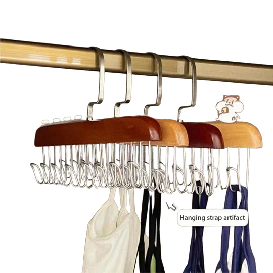 Colgador Multifunción con Pinzas para Calcetines y Pantalones - Tendedero de Ropa Organizador