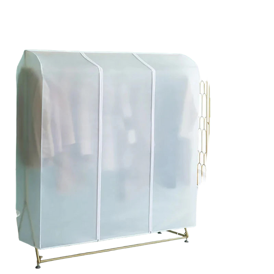 Cubierta Antipolvo Traslúcida para Perchero de Piso – PEVA Gruesa y Resistente – Gran Capacidad para Proteger tu Ropa del Polvo