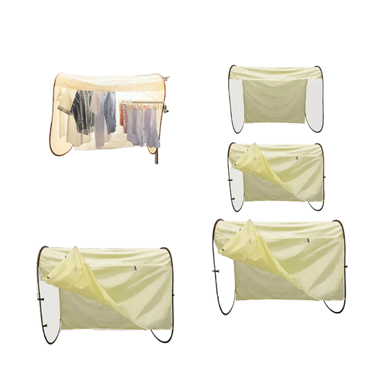 Cubierta Impermeable y Antiviento para Tendedero de Ropa - Protección para Balcón, Hogar y Viaje