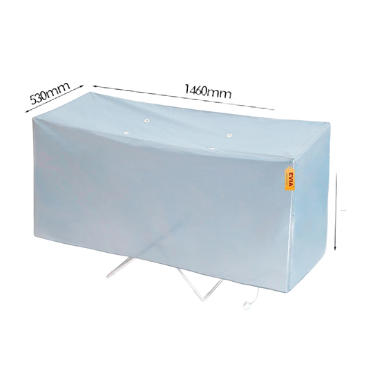 Cubierta para Tendedero de Ropa con Calefacción - Poliéster - Plegable y Resistente al Polvo