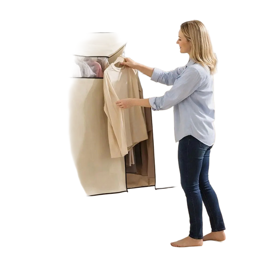 Cubierta para Tendedero de Ropa No Tejada Impermeable y Antipolvo