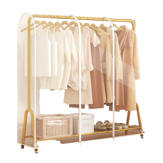 Funda Protectora Transparente para Tendedero de Ropa - A prueba de polvo y humedad