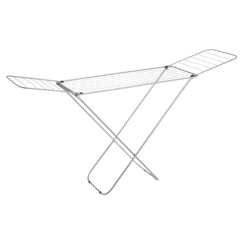 Lola Home Tendedero Plegable con Alas Metálicas Gris 182x95x47 cm