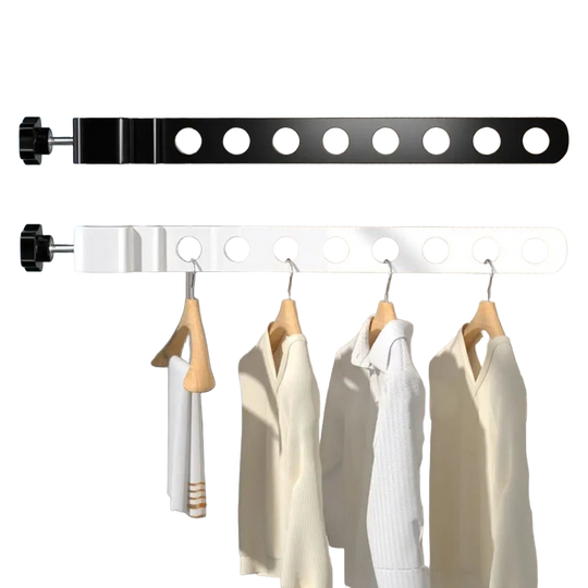 Nuevo tendedero plegable de aluminio montado en pared para ropa
