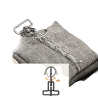 Organizador de Colgadores de Ropa Plegable de Acero Inoxidable Multifuncional para Viaje y Hotel