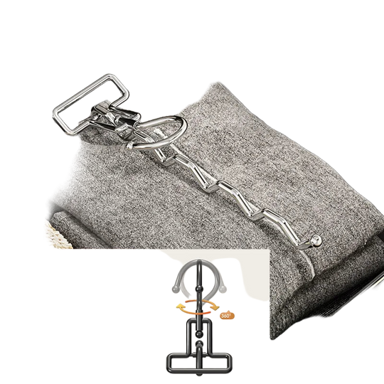 Organizador de Colgadores de Ropa Plegable de Acero Inoxidable Multifuncional para Viaje y Hotel