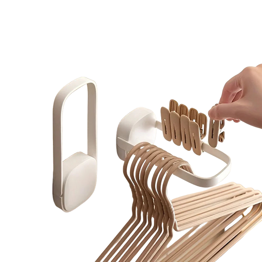 Perchero de Pared Plegable Multifuncional - Tendedero de Ropa para Baño y Balcón