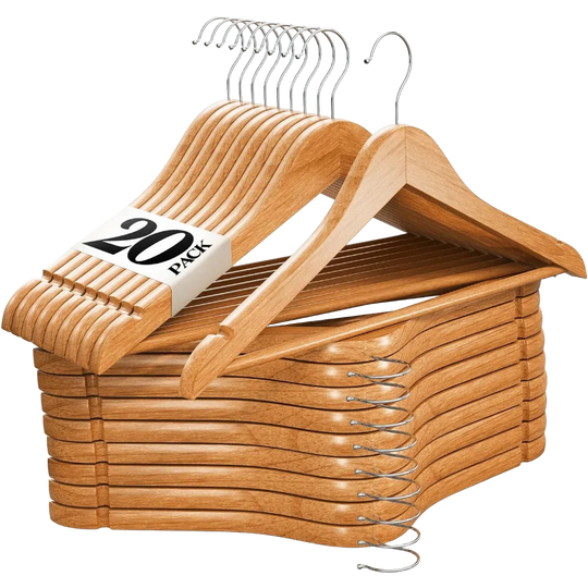 Percheros de Madera Premium - Antideslizantes y Resistentes