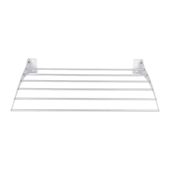 Tendedero de Pared Plegable Cofan | 6 Varillas de Aluminio | Área de Tendido 4.5 m | Color Blanco | 75 cm | Compacto, Resistente y Plegable
