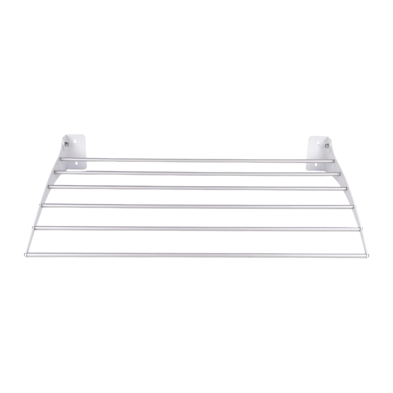 Tendedero de Pared Plegable Cofan | 6 Varillas de Aluminio | Área de Tendido 4.5 m | Color Blanco | 75 cm | Compacto, Resistente y Plegable