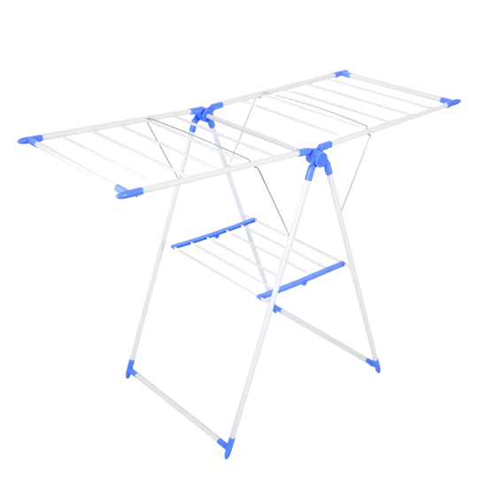 Tendedero de Pared Plegable CREVICOSTA - Secador de Ropa Metálico Pequeño con Altura Ajustable