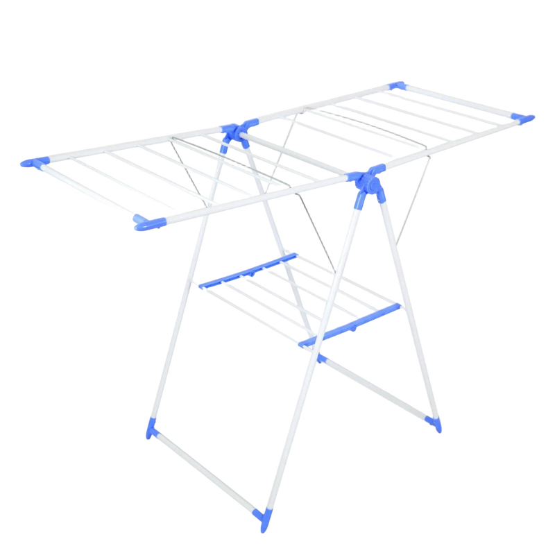 Tendedero de Pared Plegable CREVICOSTA - Secador de Ropa Metálico Pequeño con Altura Ajustable