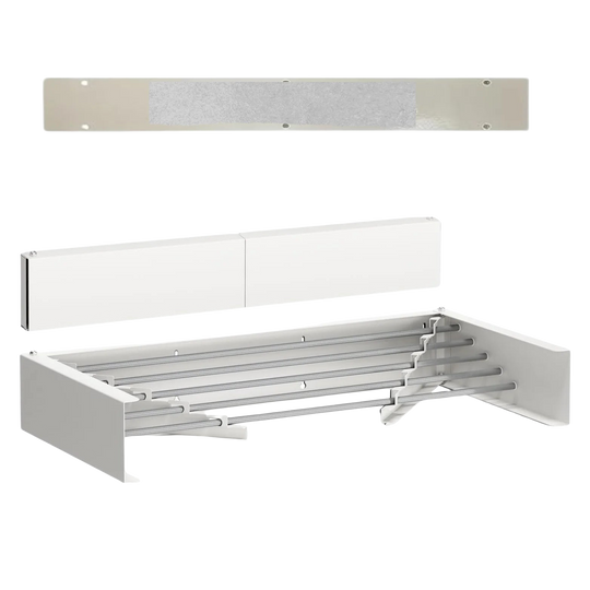 Tendedero de Pared Plegable JANDTEK - Acero Inoxidable Ahorra Espacio