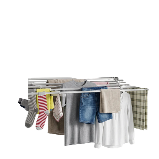 Tendedero de Pared Plegable Marctani, Secadora Retráctil, 80-120 cm, Acero Inoxidable, Soporta 30 kg, Ahorra Espacio