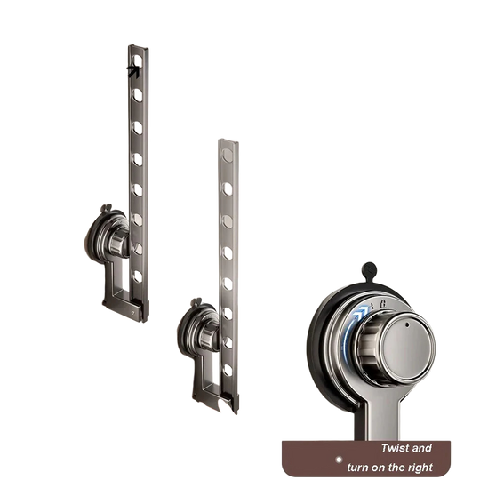 Percha de Ropa con Ventosa para Secado, Gancho, Almacenaje, Colgador Plegable de Pared, Tendedero Interior y Exterior para Baño