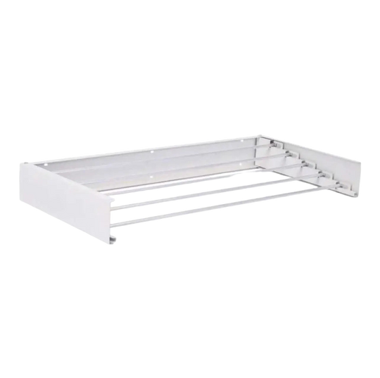 Tendedero de Pared Retráctil Plegable Kynley, Compacto, Soporta 30 kg, 4 m de Espacio de Secado