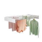 Tendedero de Pared Retráctil y Plegable 60cm - Varillas de Aluminio y Marco ABS