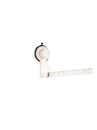 Tendedero de Ropa con Ventosa, Plegable, para Interior y Exterior, Perchero de Pared para Baño, Secador Portátil con Ganchos y Almacenamiento