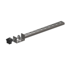 Tendedero de Ropa de Aluminio Montado en Pared, Plegable y Giratorio, Negro