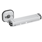 Tendedero de Ropa de Aluminio para Pared, Plegable, Exterior y Lavandería
