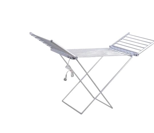 Tendedero de Ropa Eléctrico Calefactable Plegable de Aluminio - Secado Rápido y Silencioso para Interiores
