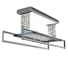 Tendedero de Ropa Eléctrico con Control Remoto para Balcón, Aluminio, Plegable con Luz