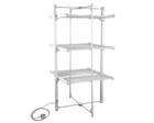 Tendedero de Ropa Eléctrico de Pie - Torre de Calefacción y Colgador de Aluminio