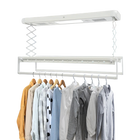 Tendedero de Ropa Eléctrico Motorizado Inteligente con Control Remoto, Retráctil, LED, Esterilización y Ventiladores
