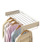 Tendedero de Ropa Invisible para Pared, Plegable y Retráctil