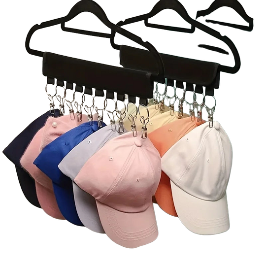 Tendedero de Ropa Multigarra de 2 Piezas con Ganchos para Gorros, Calcetines y Ropa Interior