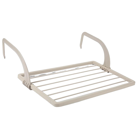 Tendedero de Ropa para Balcón 3m, Extensible, Diseño Compacto 55 x 33.5 cm, Resina Duradera para Interior y Exterior, Perfecto para Colgar Ropa en Bal