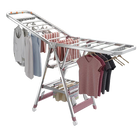Tendedero de Ropa Plegable de Acero Inoxidable para Interior y Exterior, Balcón y Secado de Mantas