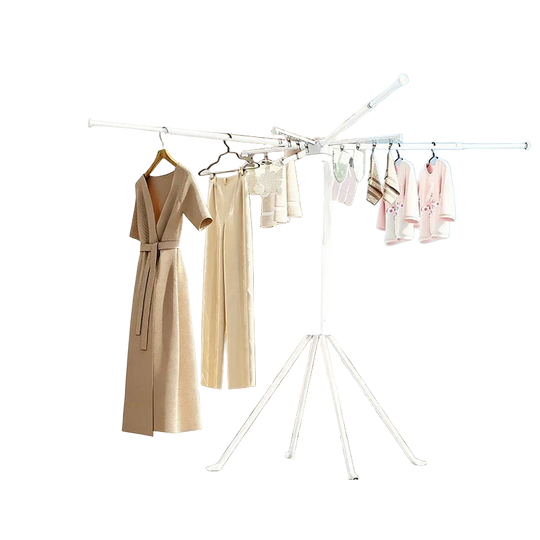 Tendedero de Ropa Plegable de Acero Reforzado, Resistente, para Interior y Exterior, Balcón