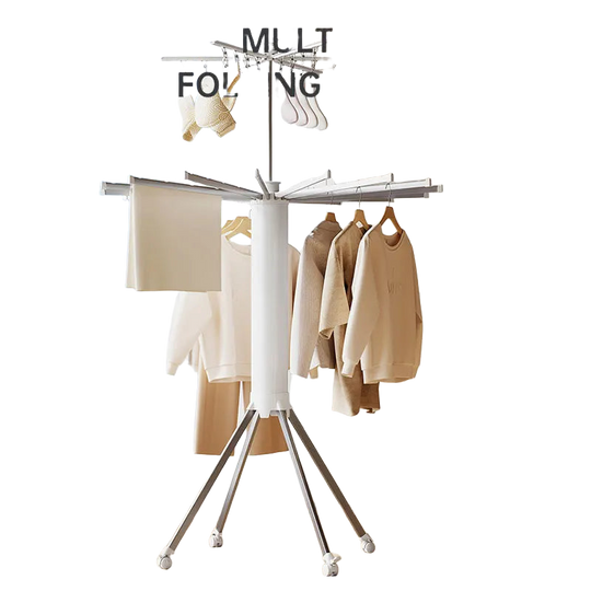 Tendedero de Ropa Plegable en Forma de Pulpo para Balcón y Hogar