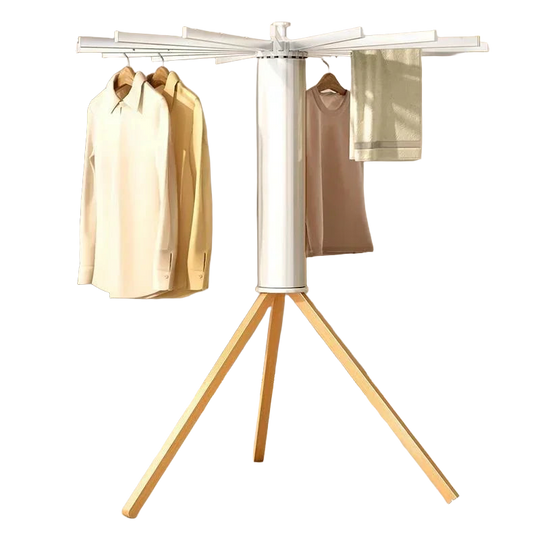 Tendedero de Ropa Plegable Forma de Pulpo para Espacios Pequeños - De Suelo a Techo - Ahorra Espacio - Diseño Minimalista para Balcón Hogar