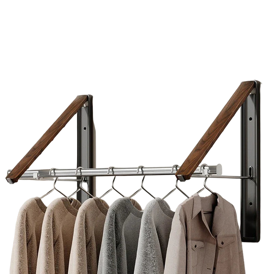 Tendedero de Ropa Plegable Invisible Estirable para Balcón y Ventana, Montaje en Pared sin Taladro