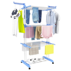 Tendedero de Ropa Plegable Mikomika Acero Inoxidable 4 Niveles 35kg