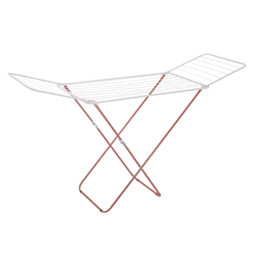 Tendedero de Ropa Plegable NAKLOE - Expandible de Acero Inoxidable, 20m de Superficie, 180x55x110cm